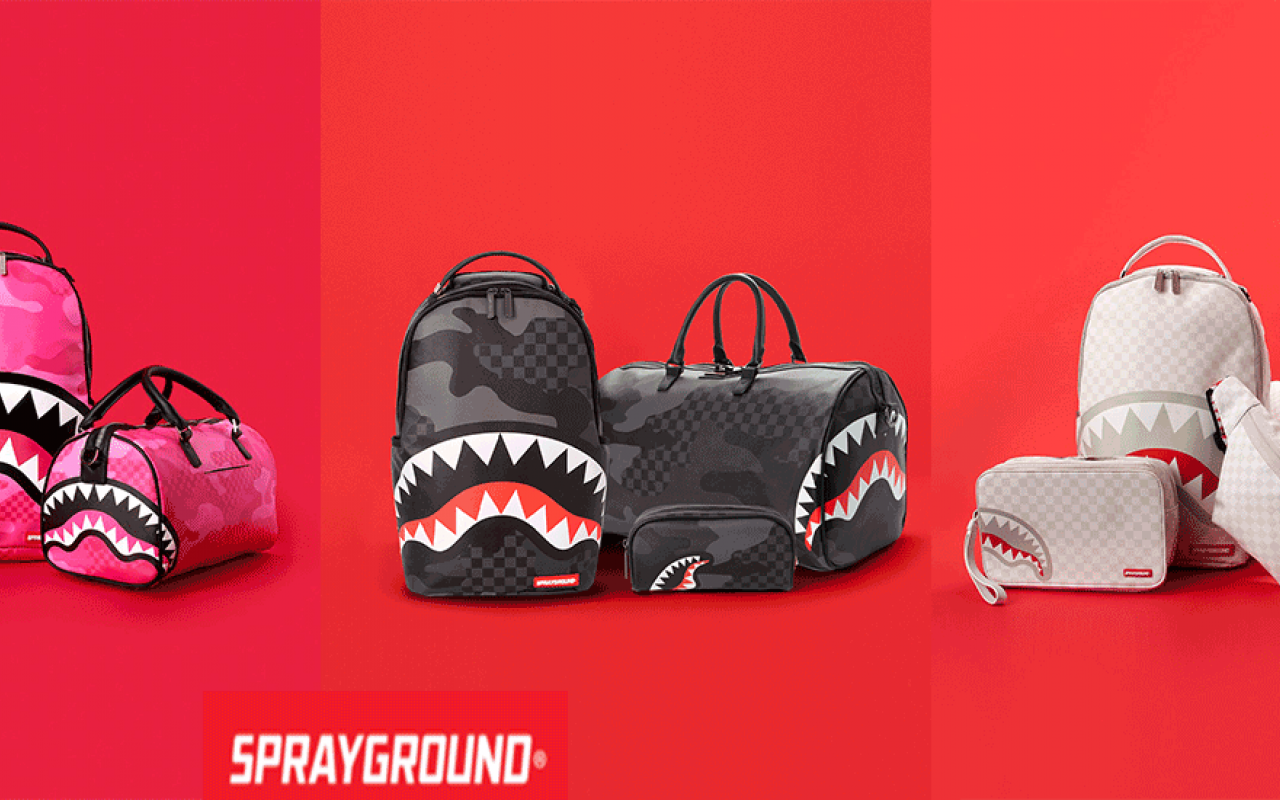 SprayGround - DBD Was Here Weird Shark Back Pack – Shop VIP Wear
